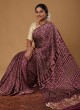Stylish Gajji Silk Saree In Magenta Color