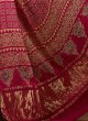 Wedding Wear Gajji Silk Saree In Pink Color