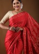 Festive Wear Zig Zag Printed Saree