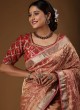 Wedding Wear Organza Saree For Womens