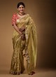Designer Zari Weaving Work Saree