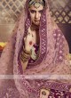 Georgette Lehenga Choli In Wine Color