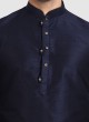 Navy Blue Kurta Pajama For Wedding