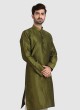 Stylish Art Silk Kurta Pajama For Mens