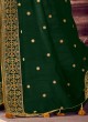 Green And Yellow Wedding Wear Art Silk Saree