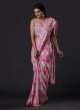 Pre-Stitched Party Wear Saree In Sequins Work