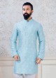 Sky Blue Kurta Pajama For Wedding