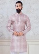 Cream Silk Fabric Kurta Pajama For Men