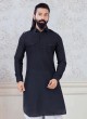 Ethnic Wear Kurta Pajama In Navy Blue Color