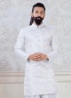 Festive Wear White Kurta Pajama For Men