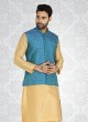 Poly Silk Nehru Jacket Set For Wedding