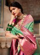 Sea Green Traditional Banarasi Silk Saree