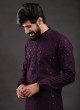 Purple Color Kurta Pajama For Wedding