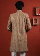 Sequins Work Designer Indowestern In Silk Fabric