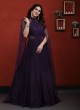 Purple Party wear Designer Gown