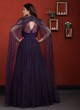 Purple Party wear Designer Gown