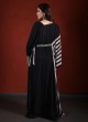 Black Designer Kaftan Style Gown