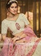 Georgette White Lehenga Choli