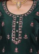 Bottle Green Sharara Suit For Patola Print Dupatta