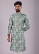 Geometric Print Stylish Kurta Pajama