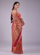 Wedding Wear Chiffon Woven Saree