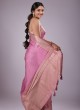 Lavender Jacquard Silk Saree For Women