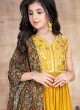 Designer Palazzo Suit With Printed Dupatta