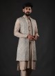 Designer Thread Work Nehru Jacket Set