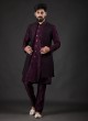 Sequins Work Designer Nehru Jacket Set