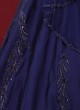 Wedding Wear Navy Blue Gown