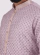 Thread Embroidered Kurta Pajama For Men