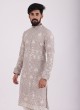 Stylish Thread Work Kurta Pajama For Men