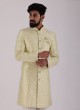 Stylish Light Pista Green Indowestern For Men