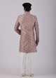 Onion Pink And Off White Color Indowestern For Men