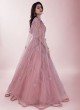 Gorgeous Pink Wedding Heavy Embroidered Gown