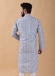 Wedding Wear Printed Kurta Pajama