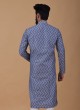 Zig Zag Printed Mens Kurta Pajama