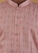 Silk Peach Color Kurta Pajama