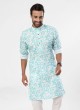 Firozi Color Readymade Kurta Pajama