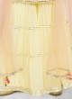 Festive Wear Light Yellow Palazzo Suit In Chiffon