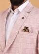 Pink Imported Fabric Blazer For Party