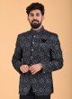 Imported Blue Color Jodhpuri Suit