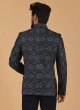 Imported Blue Color Jodhpuri Suit