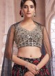 Ajrakh Print Black Designer Wedding Wear Lehenga Choli