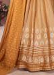 Golden Yellow Silk Lehenga Choli For Wedding