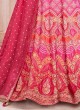 Pink Shaded Silk Wedding Lehenga Choli