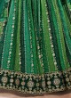 Green Embroidered Chiffon Designer Lehenga Choli