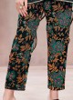 Dark Green Pant Style Salwar Suit