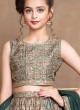 Majestic Light Green Lehenga Choli For Girls