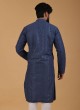 Blue Festive Wear Kurta Pajama